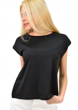 Potre OR - Γυναικεία μπλούζα με βάτες Μαύρο 13999