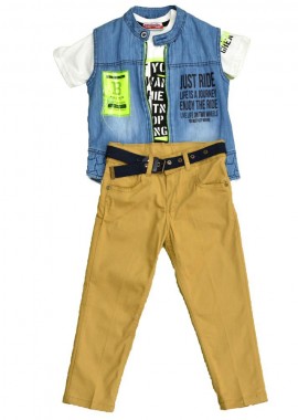 Potre OR - Παιδικό σετ 3 τεμαχίων Μπεζ 14499