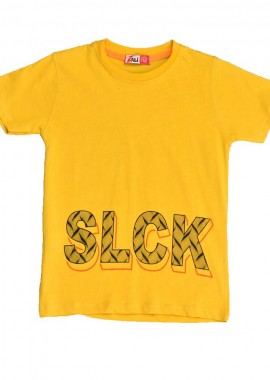 Potre OR - Παιδική μπλούζα με τύπωμα στην πλάτη Μουσταρδί 15820