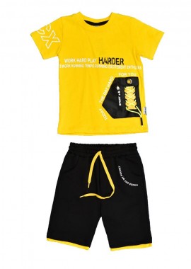 Potre OR - Παιδικό αθλητικό σετ Κίτρινο 15890