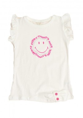 Potre OR - Παιδική μπλούζα με τύπωμα και στρας Λευκό 16389