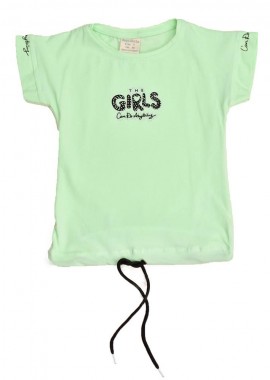 Potre OR - Παιδική μπλούζα με τύπωμα και στρας GIRLS Φυστικί 16379