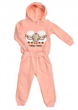 Potre OR - Παιδικό σετ με σχέδιο προβατάκια Σομόν 17079