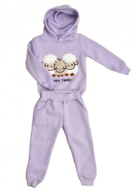 Potre OR - Παιδικό σετ με σχέδιο προβατάκια Λιλά 17078