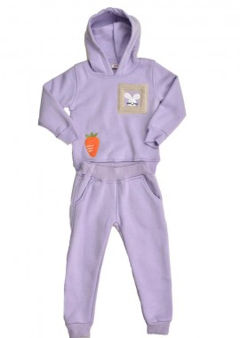 Potre OR - Παιδικό σετ με σχέδιο κουνελάκι Λιλά 17091