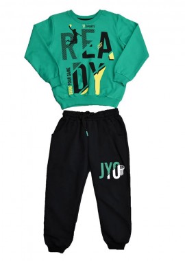 Potre OR - Παιδικό σετ με τύπωμα READY Πράσινο 17125