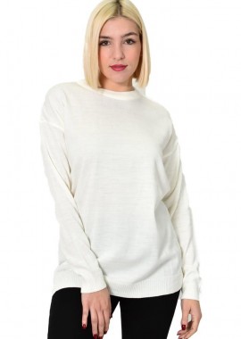 Potre OR - Πλεκτή μπλούζα Εκρού 22833