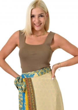 Potre OR - Τοπ με τετράγωνη Λαιμόκοψη Πούρο 24803