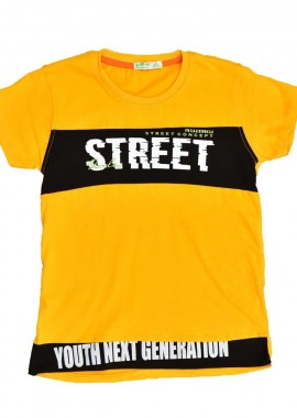 Potre OR - Παιδική μπλούζα με σχέδιο STREET Πορτοκαλί 15625