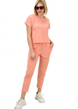 Potre OR - Γυναικείο κοντομάνικο σετ Κοραλί 10324