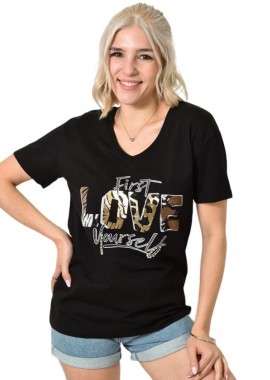 Potre OR - T-Shirt με στάμπα