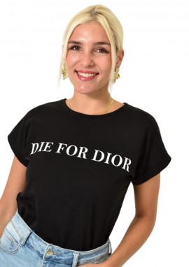 First Woman - T-shirt με τύπωμα Μαύρο 25528