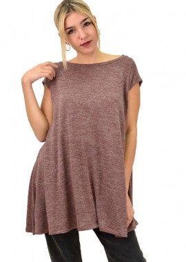 Potre OR - Γυναικείο μπλουζοφόρεμα Κόκκινο 18450