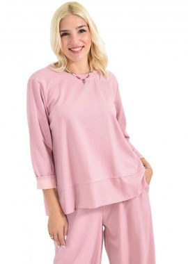 Potre OR - Γυναικεία Ριπ Μπλούζα Φούτερ Σάπιο μήλο 27132