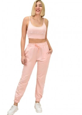 Potre OR - Γυναικείο αθλητικό σετ Ροζ 9784