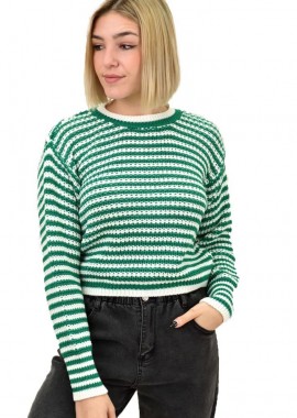 Potre OR - Γυναικεία μπλούζα strickpullover Πράσινο 18697
