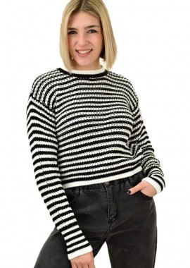 Potre OR - Γυναικεία μπλούζα strickpullover Μαύρο 18698