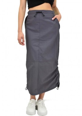 Potre OR - Γυναικεία φούστα ανάλαφρη Ανθρακί 19341