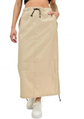 Potre OR - Γυναικεία φούστα ανάλαφρη Μπεζ 19340