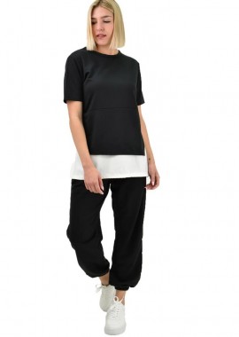 Potre OR - Γυναικείο αθλητικό σετ Μαύρο 10397