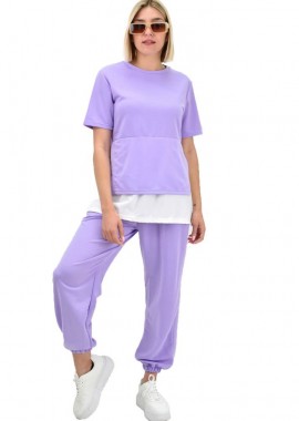 Potre OR - Γυναικείο αθλητικό σετ Λιλά 10379