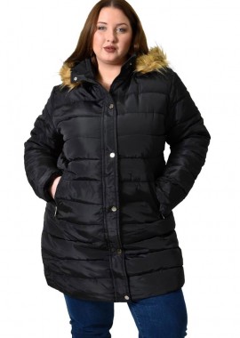 Potre OR - Γυναικείο καπιτονέ μπουφάν Μαύρο 22794