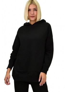 Potre OR - Γυναικείο φούτερ με κουκουλα Μαύρο 21798