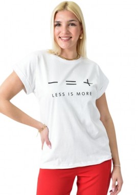 First Woman - T-shirt με τύπωμα Λευκό 26198