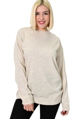 Potre OR - Πλεκτή μπλούζα Μπεζ 22834