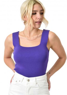 Potre OR - Γυναικείο εφαρμοστό τοπ Μωβ 23325