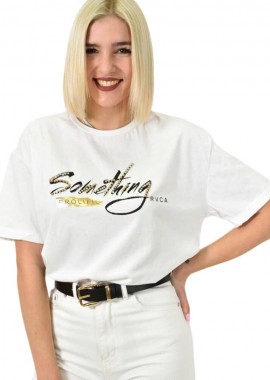 Potre OR - Γυναικείο T-shirt με σχέδιο Λευκό 23135