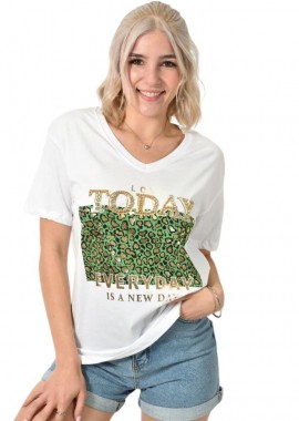 Potre OR - T-Shirt με στάμπα