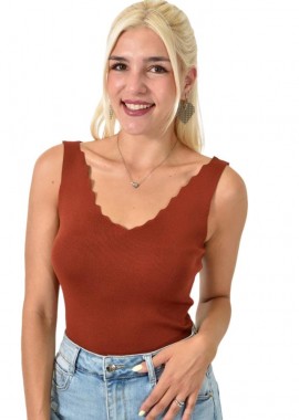 Potre OR - Γυναικείο πλεκτό τοπ Εκάι 25290