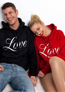 sense-shop - ΦΟΥΤΕΡ ΜΕ ΚΟΥΚΟΥΛΑ - LOVE HOODIE