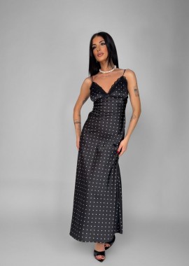 sense-shop - SATIN POLKA DOT DRESS
