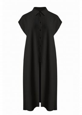 MAT FASHION - Κοντομάνικη πουκαμίσα airwashed κρεπ