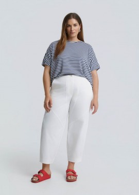 MAT FASHION - Παντελόνι barrel με ελαστική μέση