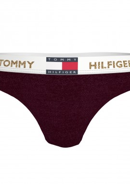 TOMMY HILFIGER - Σλιπ Heritage Repeat Logo Waistband Thong