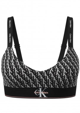 CALVIN KLEIN - Bralette με ελαφριά επένδυση - Graphic Monogram Microfibre Stretch