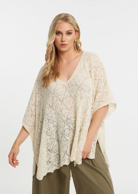 MAT FASHION - Βαμβακερή πλεκτή τουνίκ