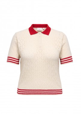 ONLY CARMAKOMA - Μπλούζα Carsunny πλεκτή με γιακά