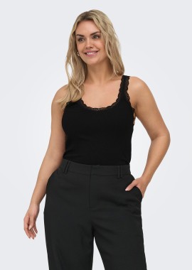 ONLY CARMAKOMA - Τοπ Carsara με δαντέλα