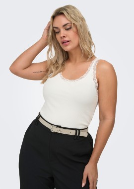 ONLY CARMAKOMA - Τοπ Carsara με δαντέλα