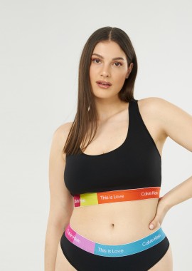 CALVIN KLEIN - Σουτιέν Bralette Βαμβακερό - Pride