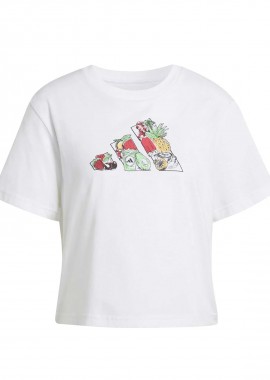 ADIDAS - Μπλούζα Cropped Loose Graphic T-shirt