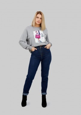 SOU - Γυναικείο mom τζιν