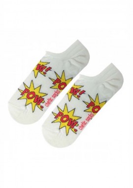 chetic socks - Σοσόνια με σχέδιο POW άσπρο unisex