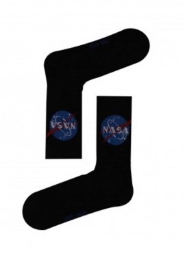 chetic socks - Ανδρικές κάλτσες Nasa γαλαξίας μαύρο