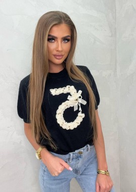 Amelie's - Μπλούζα Fuzzy Μαύρη