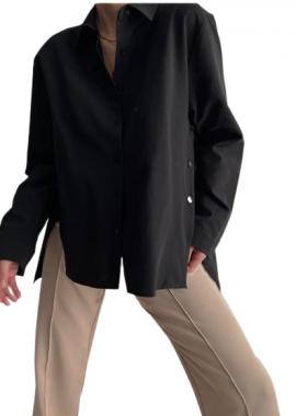 Amelie's - Πουκάμισο Nenia Μαύρο